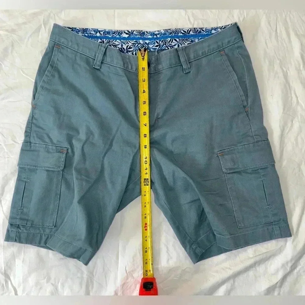 Tommy Bahama Men’s Size 34 10” Coastal Key Cargo Shorts Light Blue NWOT - Picture 4 of 10